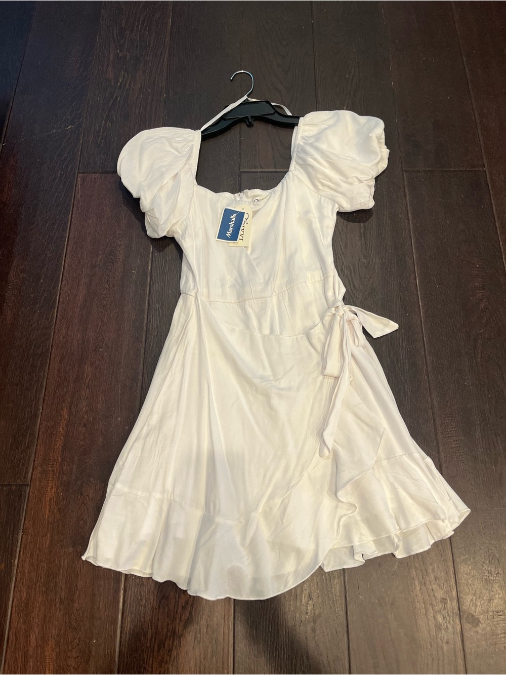 White peasant dress